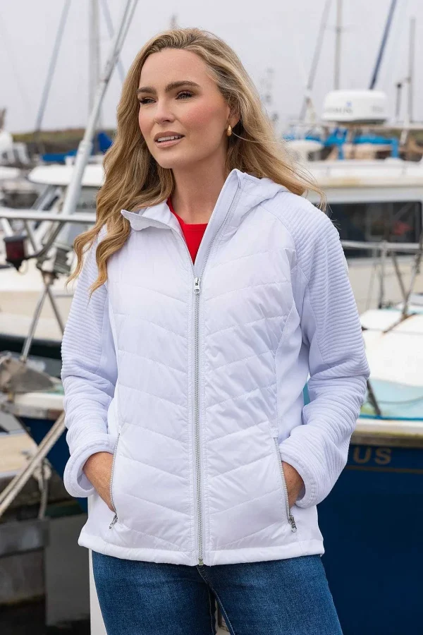 West Quay Hybrid Rib Jersey Jacket*Women Coats & Jackets