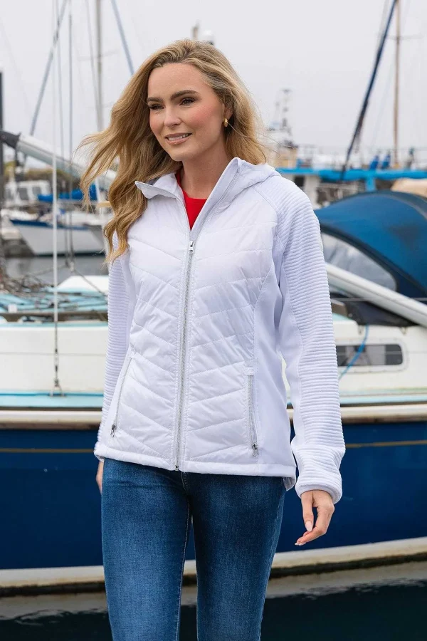 West Quay Hybrid Rib Jersey Jacket*Women Coats & Jackets