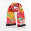 SOUL Accessories Hydrangea Print Scarf In Pink* Accessories