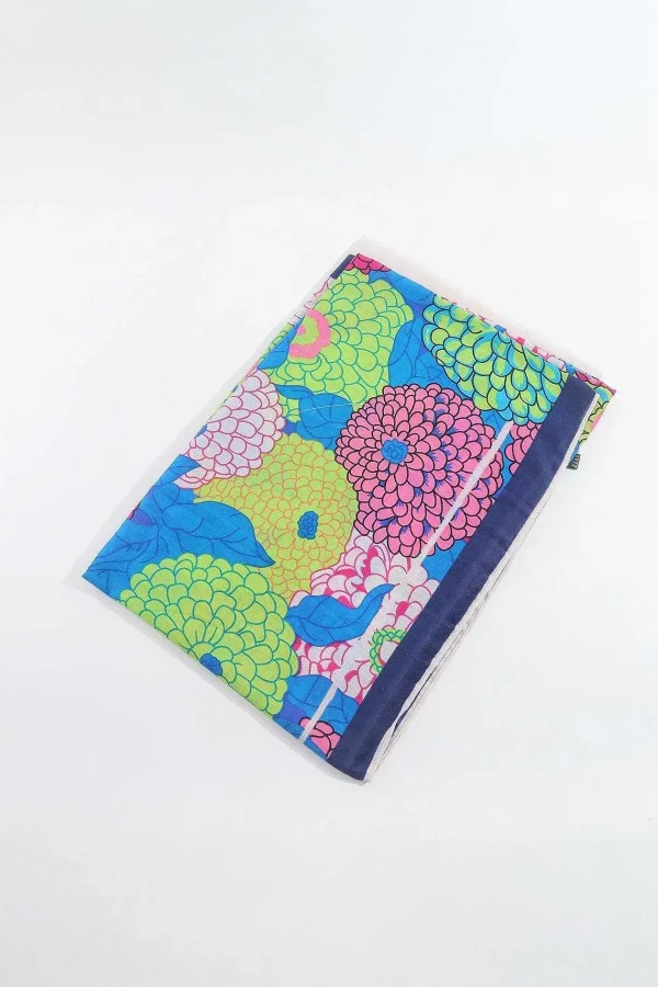 SOUL Accessories Hydrangea Print Scarf In Navy* Accessories
