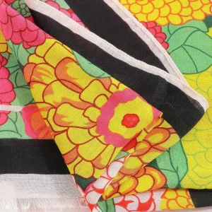 SOUL Accessories Hydrangea Print Scarf In Pink* Accessories