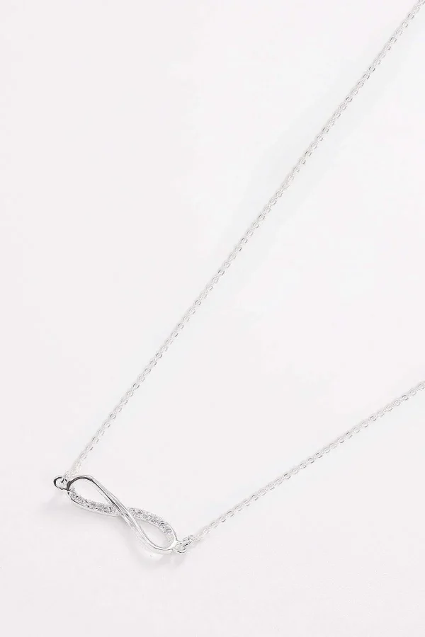 Cherish Infinity Necklace In Silver* Teenager
