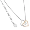 Tipperary Crystal Jewellery Interlinked Two Tone Heart* Necklaces