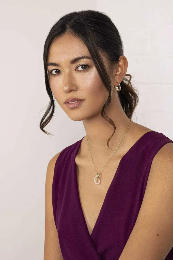 Joularie Interlocking Circle Necklace In Gold* Necklaces