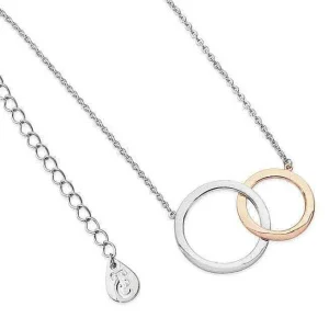 Tipperary Crystal Jewellery Interlocking Circles Pendant In Silver* Boxed Gifts