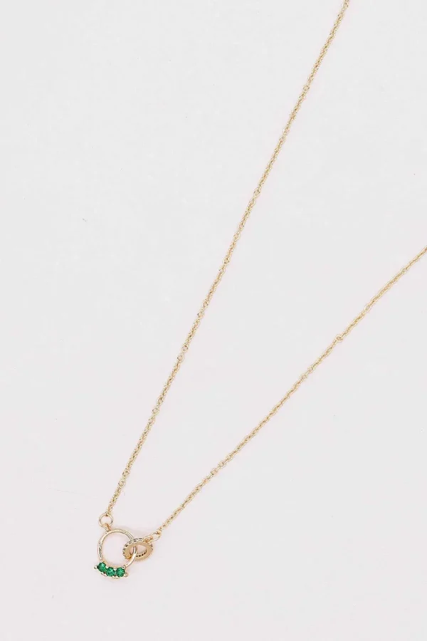 Joularie Interlocking Rings Pendant* Necklaces