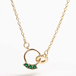 Joularie Interlocking Rings Pendant* Necklaces