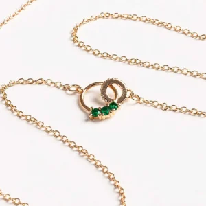 Joularie Interlocking Rings Pendant* Necklaces