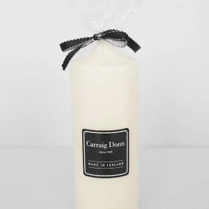 Carraig Donn HOME Ivory Pillar Candle 21Cm* Homeware