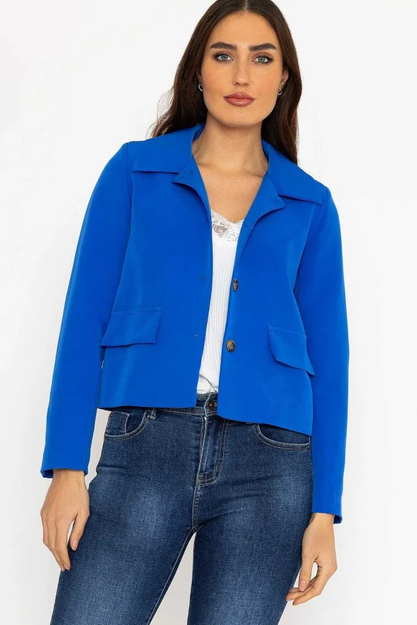 Pala D'oro Jackie Jacket In Blue*Women Blazers