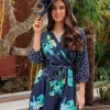 Pala D'oro Jacqueline Midi Dress In Navy*Women Dresses & Jumpsuits