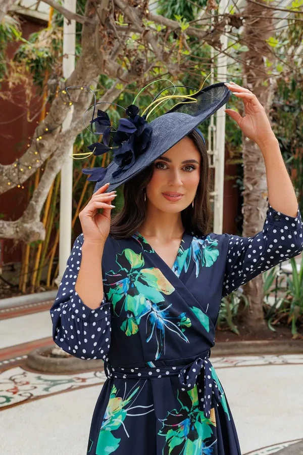 Pala D'oro Jacqueline Midi Dress In Navy*Women Dresses & Jumpsuits