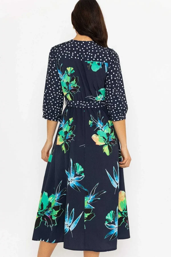 Pala D'oro Jacqueline Midi Dress In Navy*Women Dresses & Jumpsuits