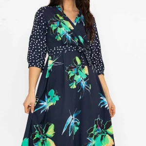Pala D'oro Jacqueline Midi Dress In Navy*Women Dresses & Jumpsuits