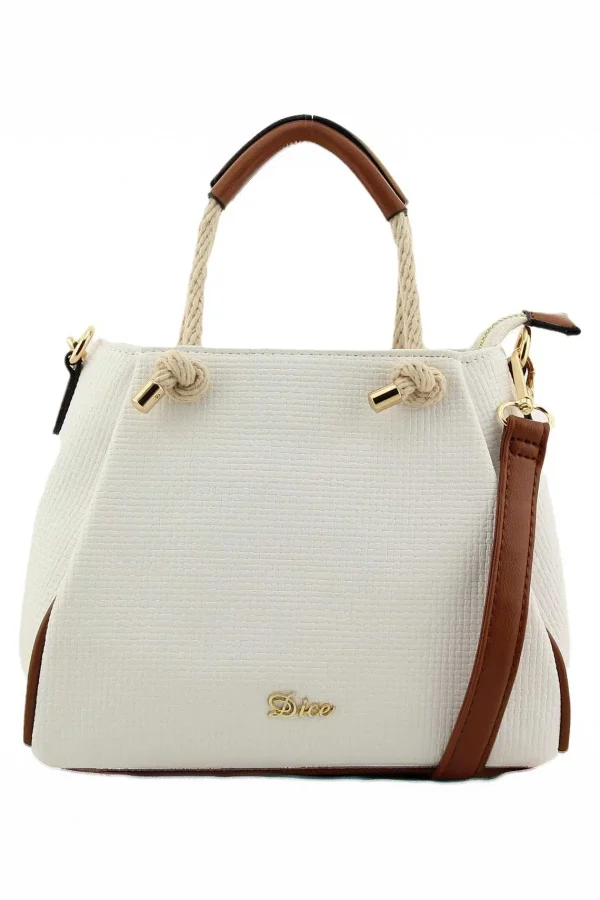 Dice Jade Midi Rope Grab Bag In White* Accessories