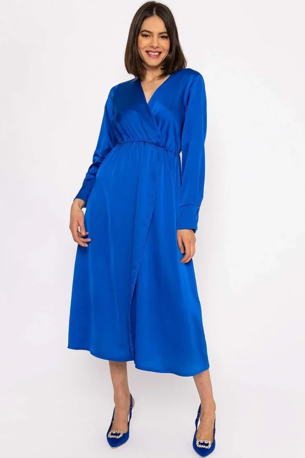 Pala D'oro Jayne Blue Midi Dress* Sale Dresses