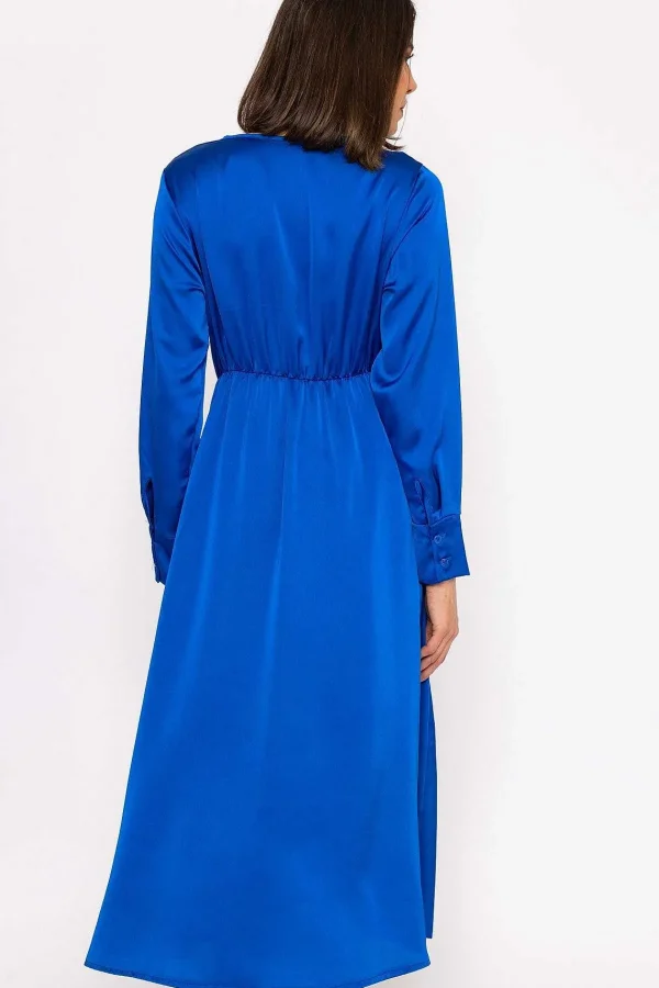 Pala D'oro Jayne Blue Midi Dress* Sale Dresses