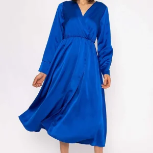 Pala D'oro Jayne Blue Midi Dress* Sale Dresses