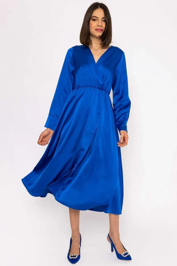Pala D'oro Jayne Blue Midi Dress* Sale Dresses