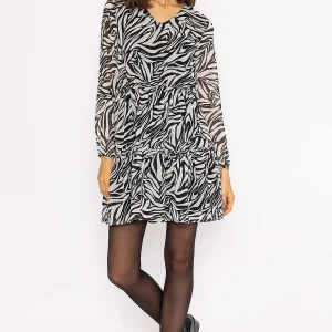 Rowen Avenue Jessie Dress In Zebra Print*Women Dresses & Jumpsuits