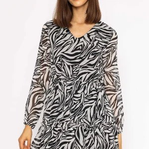 Rowen Avenue Jessie Dress In Zebra Print*Women Dresses & Jumpsuits