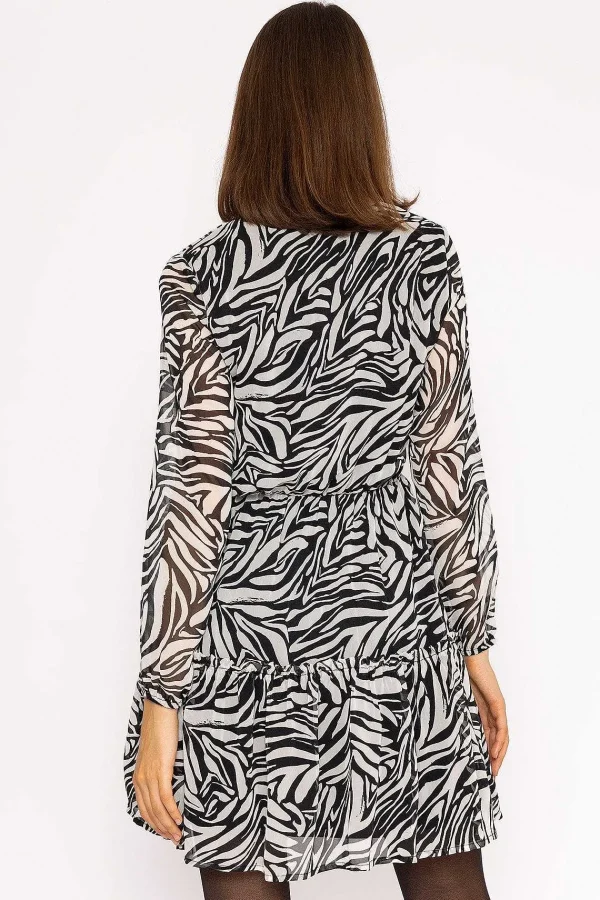 Rowen Avenue Jessie Dress In Zebra Print*Women Dresses & Jumpsuits