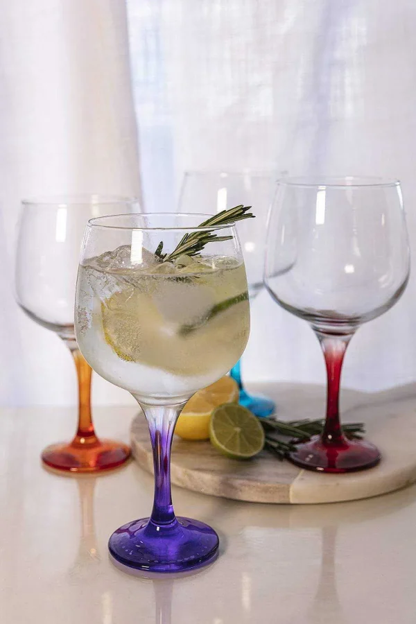 Killarney Crystal Jewel Glass Gin Glasses* Homeware
