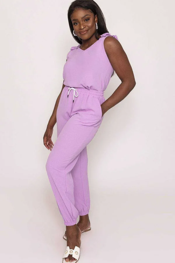 Pala D'oro Jogger Trousers In Lilac*Women Jeans & Trousers