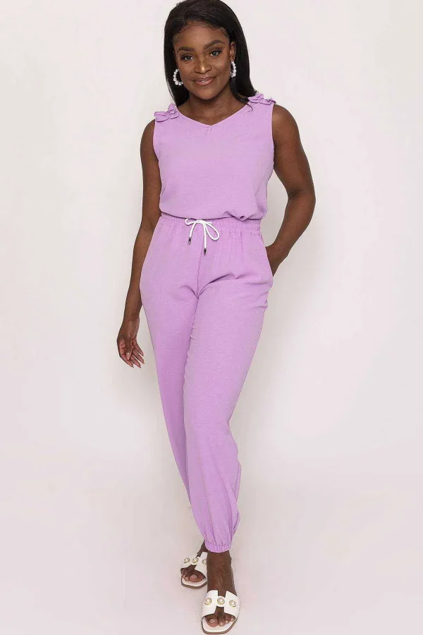 Pala D'oro Jogger Trousers In Lilac*Women Jeans & Trousers