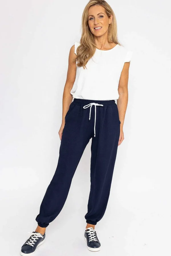 Pala D'oro Jogger Trousers In Navy*Women Jeans & Trousers