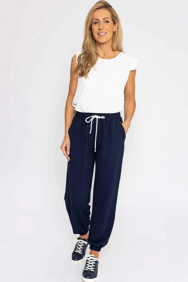 Pala D'oro Jogger Trousers In Navy*Women Jeans & Trousers