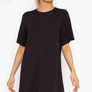 Vero Moda Kanva Oversized Tee Dress In Pink Lurex*Women Dresses & Jumpsuits