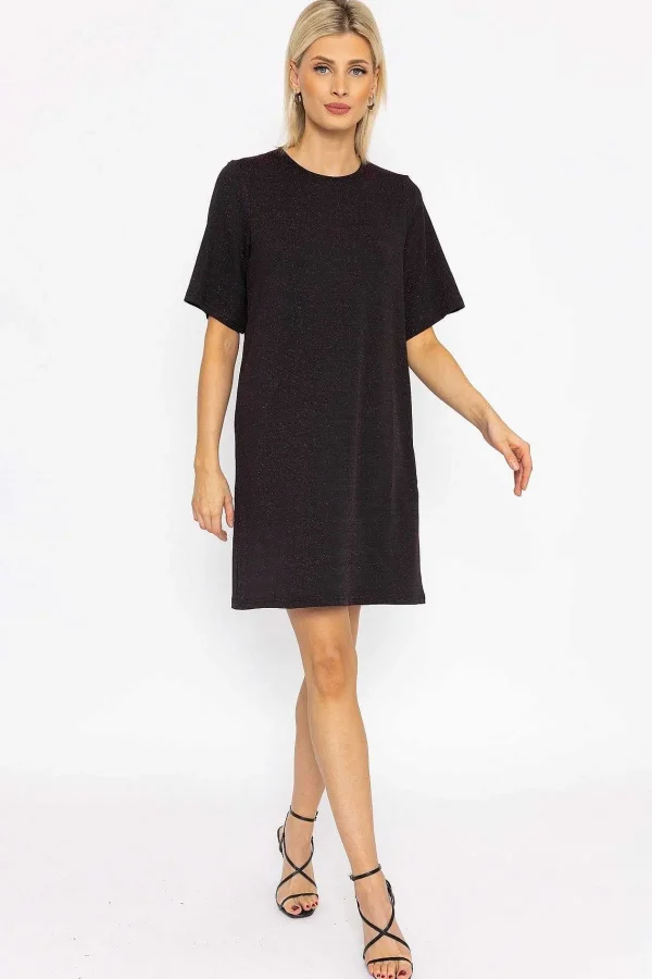 Vero Moda Kanva Oversized Tee Dress In Pink Lurex*Women Dresses & Jumpsuits