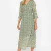 Pala D'oro Kerry Midi Dress In Khaki Print*Women Dresses & Jumpsuits