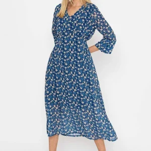 Pala D'oro Kerry Midi Dress In Navy Print*Women Dresses & Jumpsuits