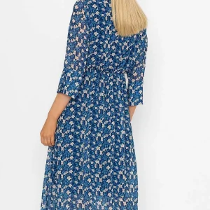 Pala D'oro Kerry Midi Dress In Navy Print*Women Dresses & Jumpsuits