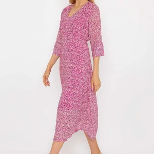 Pala D'oro Kerry Midi Dress In Pink Print*Women Dresses & Jumpsuits