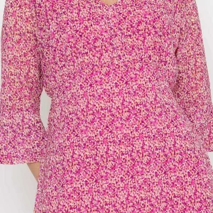 Pala D'oro Kerry Midi Dress In Pink Print*Women Dresses & Jumpsuits
