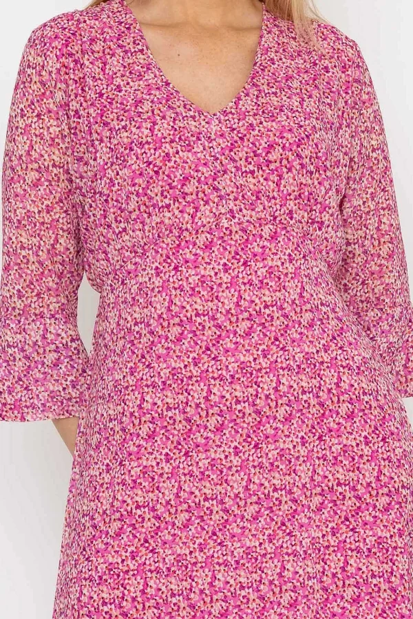Pala D'oro Kerry Midi Dress In Pink Print*Women Dresses & Jumpsuits