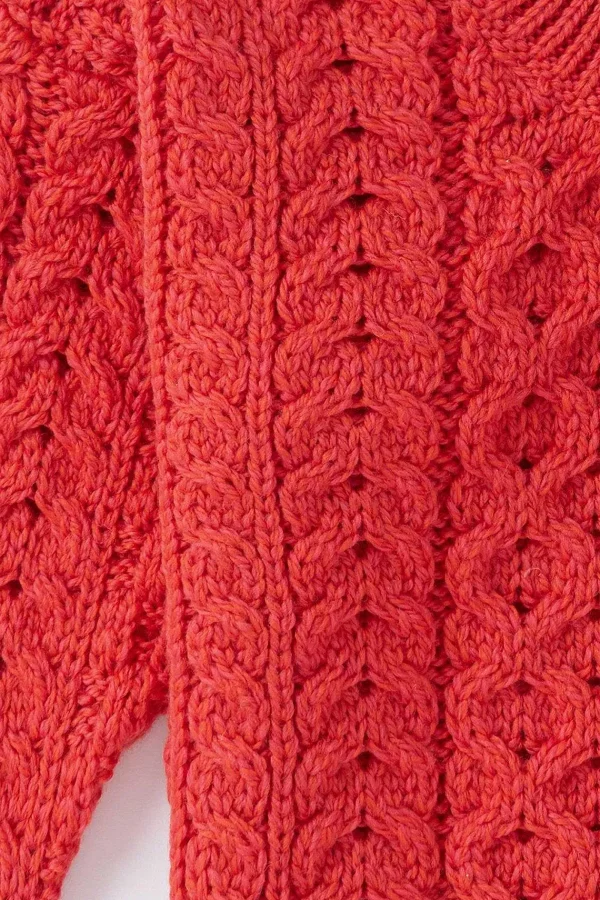 Aran Woollen Mills Kids Aran Jumper In Red*Women Jumpers & Cardigans