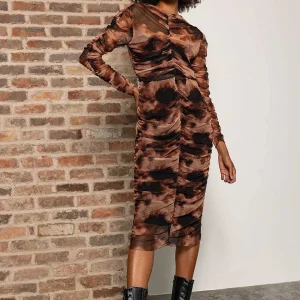 Pala D'oro Sport Kimora Top In Brown Print*Women Tops & Blouses