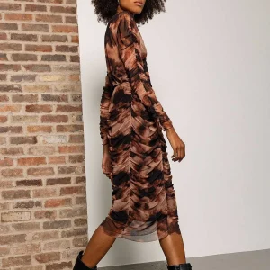 Pala D'oro Sport Kimora Top In Brown Print*Women Tops & Blouses