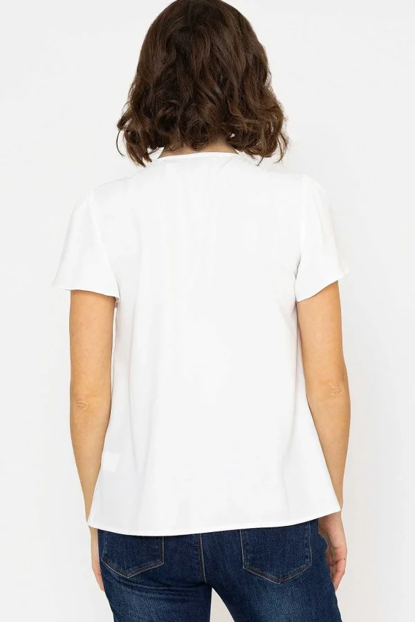 Rowen Avenue Lace V-Neck Top In Ivory*Women Tops & Blouses