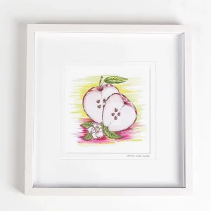 Blue Shoe Gallery Large Apple-Y Ever After Art Print* Homeware