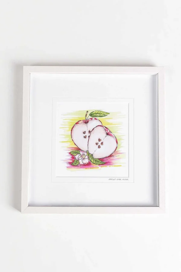 Blue Shoe Gallery Large Apple-Y Ever After Art Print* Homeware
