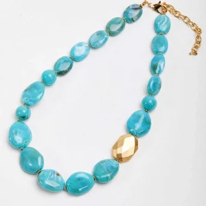 Soul Jewellery Large Beaded Blue Necklace* Necklaces