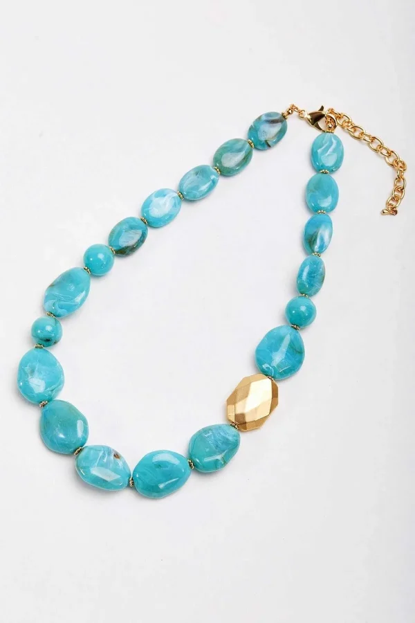 Soul Jewellery Large Beaded Blue Necklace* Necklaces