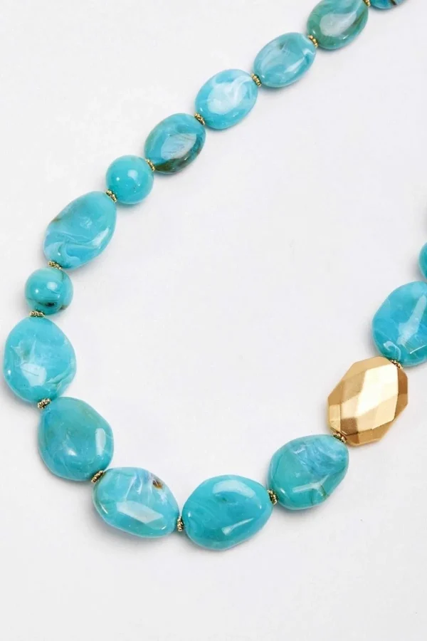 Soul Jewellery Large Beaded Blue Necklace* Necklaces