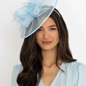SOUL Accessories Large Blue Fascinator With Floral Bow* Fascinators