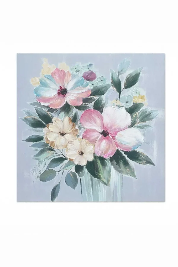 Carraig Donn HOME Large Floral Textured Canvas Wall Art* Homeware